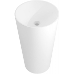 Konglomeraadist eraldiseisev kraanikauss Mexen Onyx-03, 45 x 45 cm, White matt
