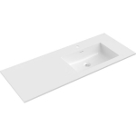 Kraanikauss Mexen Otis, Right, 121 x 46,5 cm, White glossy