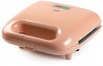 V&otilde;ileivagrill Domo 750W, 2in1, vahetatavate plaatidega, roosa