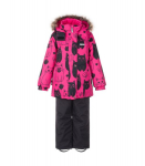 Lenne t&uuml;drukute talvekomplekt 330/150 g 25320 C*2670, fuksia/must