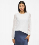 Vila Naiste Pluus 14107406*01, valge/cl