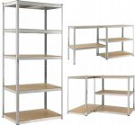 Riiul 180x90x40 cm, h&otilde;bedane