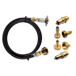 LPG GPL propaanigaasi pudeli t&auml;itmiskomplekt kogu Euroopale koos BAYONET EURONOZZLE DISH ACME adapteritega M10-ile mini t&auml;itmispunkt