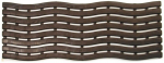 Plastikust vannimatt 0695, pruun, 60 cm