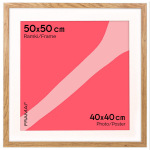 Looduslik raam passe-partout'ga fotodele suurusega 50x50 cm, passe-partout'ga 40x40 cm