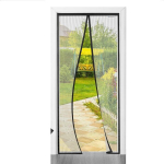design4door Magnetv&otilde;rguga uksekardin 60x200 cm, must