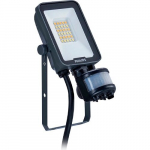 V&auml;listingimustes kasutatav LED-prožektor koos anduriga 10W, 1100-1200lm, soe - neutraalne - k&uuml;lm valge, IP65, IK07