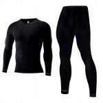 Termopesu komplekt King BHP WINTER THERMO +, must, XXL