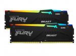 Operatiivm&auml;lu (RAM) Kingston Fury Beast RGB 16GB (2x8GB) DDR5 6000MT/s CL30 EXPO KF560C30BBEAK2-16