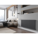 Radiaator Mexen C21, 400 x 1300 mm, k&uuml;lg&uuml;hendus, 1204 W, antratsiit