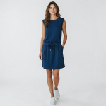 Naiste sinine taskutega Ragwear kleit, S