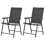 Kokkupandav tool k&auml;etoega, 2 tk, matka- ja kalastustool, metall, must, 58 x 64 x 94 cm