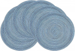 &Uuml;mmargused sinised laualinikud 38 cm, 6 tk