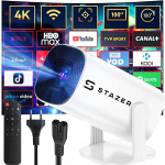 Projektor Kaasaskantav nutikas LED-projektor Androidi, WiFi, Full HD ja HDMI-&uuml;hendusega