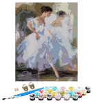 Maalimine numbrite j&auml;rgi &ndash; komplekt &ldquo;Ballerina&rdquo;, 40 &times; 50 cm