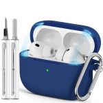Silikoonist &uuml;mbris magnetilise sulguriga AirPods Pro 3 k&otilde;rvaklappidele, sinine