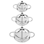 Pelmeenivormide komplekt, 3 tk (7,5/8,5/9,5 cm)