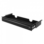 Lauaalune sahtel, 74x23.5x10.7 cm, must, terasest hoiukast