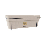 R&otilde;dukast metallist toega valge 50 x 18 x h 17 cm