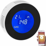 Nutikas WiFi gaasilekke detektor LCD-ekraaniga, 1 tk.