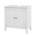 Valamu alune paigaldatav vannitoa kapp 60x30x62cm., valge/h&otilde;bedane