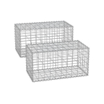 2 gabiooni komplekt 100x50x50cm, h&otilde;bedane