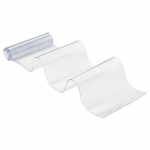 PVC ribakardin, 2.1x0.9x0.2 cm, l&auml;bipaistev, soojusisolatsiooniga plast