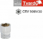 1/4" 7 mm kuuskantpesa Tvardy