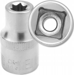 Jcb Torx E11 1/2" pistikupesa, Cr-v teras