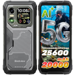 Telefon 5G Blackview XPLORE 1 20000mAh 36GB RAM 256GB ROM 6.78" vastupidav nutitelefon Android 15 Dual SIM NFC Must