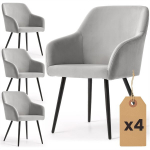 4 tooli komplekt Akord Estelle, hall