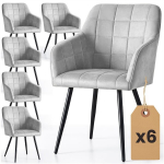 6 tooli komplekt Akord Luxano, hall
