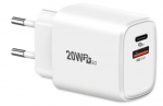 Kiirlaadimislahendus 20W PD 3.0, QC 3.0 adapter &otilde;nnelikud inimesed Andy