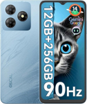 Telefon Oscal FLAT 2 6,56" 12(4+8)GB RAM 128GB/SD 2TB 13MP 5000mAh Android 14 - Sinine