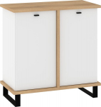 Cross CRO-05 2-ukseline puhvetkapp, Cremona tamm / valge