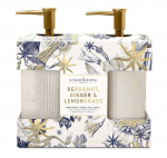 K&auml;tehoolduse kinkekomplekt karbis &ndash; bergamot, ingver ja sidrunhein (2 tk)