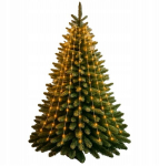 Kuuse tuled r&otilde;ngaga, 216 LED, soe valge, 1.8 m