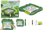 Magnetiline joonistustahvel Dinosaur Pad, roheline