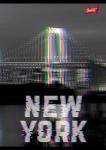 M&auml;rkmikukomplekt A5, 60 lehte, joon, "glitched city" kujundus, 10 tk.