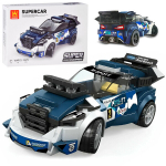Konstruktorikomplekt "Sportauto", sinine, 164 tk.