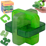 Loogiline 3D pusle - nuputamis&uuml;lesanne "Puzzle Lock", roheline