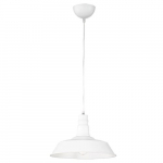 WILL valge metallist rippvalgusti, E27, max. 60W, &Oslash;36 cm