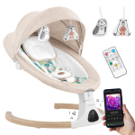 Tulano Astird 35 beige elektriline beebikiik-lamamistool &ndash; kaugjuhtimispuldiga