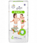 M&auml;hkmed - p&uuml;ksid HAPPY PANTS 4 Maxi 8-14KG 44 tk