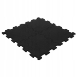 P&otilde;randakaitsematt spordile, kummist, puslet&uuml;&uuml;pi, 102 x 102 cm, 15 mm, Grindų apsauginis kilimėlis sportui guminis dėlionės tipo 102 x 102 cm, 15 mm