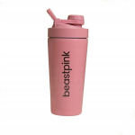 Roostevabast terasest blender termomikseriga BeastPink 650ml, roosa