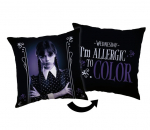 Jerry Fabrics dekoratiivne padjap&uuml;&uuml;r &bdquo;Wednesday Color&ldquo; 45x45 &ndash; musta v&auml;rvi pol&uuml;ester