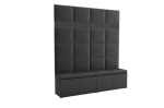 Luton 2 iseseisev riidestange &ndash; Black Board m&ouml;&ouml;bel, 200 x 186 x 40 cm