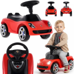 Laste t&otilde;ukemasin, auto, valgusega, kerge, Porsche Carrera GT, punane