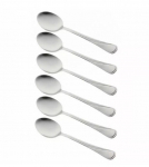 Kinghoffi poleeritud terasest lusikate komplekt, 19,5 cm, 6 tk, KH 1435
